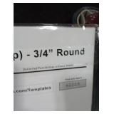 White 3/4 Round Circle Labels - 108 Labels Per Sheet - for Inkjet & Laser Printers