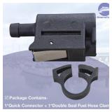 HeuroFosh 13563Q7 Fuel Line Quick Connector for Mercury Outboard Fuel Tank End 22-13563A7 18-8091