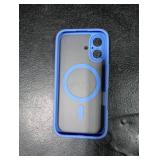 TOCOL Magnetic for iPhone 16 Case, Upgraded Full Camera Protection, Compatible with Magsafe, Drop Protection, Translucent Matte Back Bumper Phone Cover 6.1-Inch (Ultramarine)