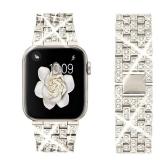 Dsytom Bing Bands Compatible with Apple Watch Band 38mm 40mm 41mm 42mm 44mm 45mm 46mm 49mm, Jewelry Replacement Strap for iWatch Series Ultra 2 10/9/8/7/6/5/4/3/2/1/SE Ultra