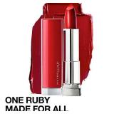 Maybelline Color Sensational Made for All Lipstick, Crisp Lip Color & Hydrating Formula, Ruby For Me, Red, 1 Count