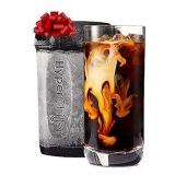 HyperChiller HC2CB Patented Iced Coffee/Beverage Cooler, NEW, IMPROVED,STRONGER AND MORE DURABLE! Ready in One Minute, Reusable for Iced Tea, Wine, Spirits, Alcohol, Juice, 12.5 Oz, Charcoal Black (B0