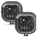 LED Fog Light Assembly for 1999-2016 Ford F250 F350 F450 F550 Super Duty - Driving Fog Lamp Compatible with Original Frame No fog lamp bracket