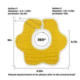 Baby Bibs Muslin Drooling Teething Drool Teeth Bibs for Baby Girl Boy Muslin Cotton Absorbent Soft Breathable