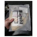 Baruisi Men Wigs Short White Wig Synthetic Heat Resistant Natural Halloween Cosplay Hair