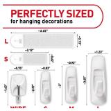 Command Variety Pack, Including 10 Pairs of Picture Hanging Strips, 6 Wire Hooks and 8 Utility Hooks for Hanging Christmas Decorations, Damage-Free Hanging Up to 19 Items with Command Strips, 1 Kit