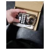 Veise Fingerprint Door Lock, Keyless Entry, Auto Lock, Electronic Keypad Deadbolt for Front Door, Biometric, Anti-Peeking Password, Easy Install, Satin Nickel