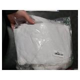 H.VERSAILTEX Linen Blackout Curtains 84 Inches Long 100% Blackout Thermal Insulated Textured Linen Look Curtain Draperies Anti-Rust Grommet, Energy Saving with White Liner, 2 Panels, Bright White