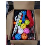 DHXGON Backyard Golf Game with 2 Clubs, Portable 6 Hole Golf Course, Outdoor Yard Golf Chipping Game for Family and Adults, Beach, Park, Lawn, Field Day Reunion Party Games