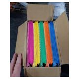 Two Pocket Folders, RAZCC 100 Pack File Folders with Pockets Fit Letter Size Paper, Thick Paper File Folder for School Office Business Home, Assorted 5 Colors