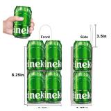 50 Pack 5.25x3.25x8.25 Inch Small Grass Green Kraft Paper Bags with Handles Bulk, Toovip Gift Wrap Bags for Favors Grocery Retail Party Birthday Shopping Business Goody Craft Merchandise Take Out Sack