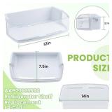 AAP73631502 LG Refrigerator Shelf Replacement (RIGHT) Compatible with Ken-more LG Refrigerator Door Bin LFX28968ST LMXS27626S - BY AMI PARTS