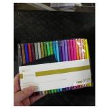 Mr. Pen- Fineliner Pens Colored, 24 Pack, Ergonomic Triangular Colorful Barrels, 0.4mm Fine Liner Pens