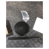 Wisuce Black Coffee Mug Tree, Updated Thick Bamboo Mug Holder Base,Coffee Cup Stand Mug Holders with 6 Hooks for Countertop Cup Rack Organizer Stand (Black)