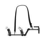 Gun Stock for Meta Quest 3, Compatible with VR Meta Quest 3s Controller Grips for Enhance Stability and Control Magnetic Stock Rifle Adapter (Black)