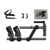 Gun Stock for Meta Quest 3, Compatible with VR Meta Quest 3s Controller Grips for Enhance Stability and Control Magnetic Stock Rifle Adapter (Black)