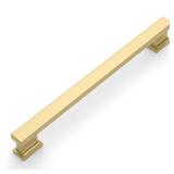 Amerdeco 6 Pack Brushed Gold Cabinet Pulls 15 Inch(381mm) Hole Centers Kitchen Cabinet Handles Cabinet Hardware Kitchen Handles for Cabinets Cupboard Handles Drawer Pulls ZH00013