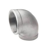 LOZOME 2 Female Threaded Elbow 90 Degree Elbows Angled Stainless Steel 304 Pipe Fitting NPT