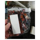 Waydress 24 Pieces Halloween Monarch Butterfly Decorations 3 Size Artificial Monarch Butterflies Wall Decor 3D Butterfly Wing Wall Art with Wire for Fall Wedding Home Bedroom Decorations(Red)