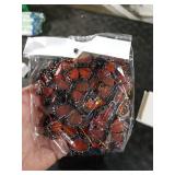 Waydress 24 Pieces Halloween Monarch Butterfly Decorations 3 Size Artificial Monarch Butterflies Wall Decor 3D Butterfly Wing Wall Art with Wire for Fall Wedding Home Bedroom Decorations(Red)