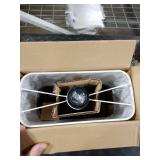 Bedside Touch Control Table Lamp with Dual USB Charging Ports 1 AC Outlet, 3 Way Dimmable Modern Nightstand Lamp with White Fabric Shade, Desk Lamp for Bedroom Living Room Office with 5000K LED Bulb