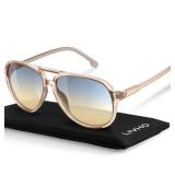 livho Trendy Polarized Aviator Sunglasses Women Men, Retro Sun Glasses for Women Men 2025, Oversized UV Protection Shades