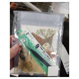 Nuanchu Pressed Flowers Bulk Dried Flower for Crafts, Dried Wildflowers Leave Natural with Tweezer for Resin Mold Scrapbooking Nail Soap Making DIY(Retro Style,Warm Color)