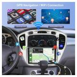 Rimoody Car Radio for Toyota Highlander 2000 2001 2002 2003 2004 2005 2006 2007, Android 13 Car Stereo with GPS WiFi 9 Inch Touchscreen Bluetooth FM Mirror Link + Backup Camera