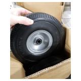 4.10/3.50-4 Tire and Wheel Flat Free, 10x3.50-4