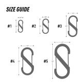 Nite Ize S-Biner Dual Carabiner Stainless Steel, Size 1, Black, 2 count (Pack of 1)