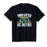 This Little Fisherman Is Going To Be A Big Brother Fishing T-Shirt Small