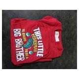 This Little Fisherman Is Going To Be A Big Brother Fishing T-Shirt Small