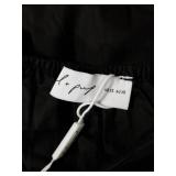 Petal & Pup Alice Bow Back Midi Dress - Black XS