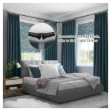 28-50 Inch Heavy Duty Black Curtain Rod Set - 2 Pack Cafe Rods With Brackets for Windows, Doors, Kitchen, Bathroom