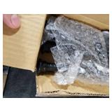 28-50 Inch Heavy Duty Black Curtain Rod Set - 2 Pack Cafe Rods With Brackets for Windows, Doors, Kitchen, Bathroom