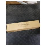 KAMANINA White Curtain Rod No Drilling 32 to 58 Inches, 5/8 Inch Adjustable Curtain Rods for Windows with 3M Adhesive Brackets 2 Pack