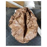 LIBERECOO Round Vinyl Fitted Tablecloth with Flannel Backing Elastic Edge Table Cover Waterproof Stain-Resistant Wipeable Tablcloths Fits 40-44 Round Tables