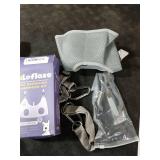 Loflaze Dog Grooming Hammock Harness for Dogs & Cats with Pet Nail Clipper Trimmer - Cat Hanger Sling for Trimming Clipping Nails- Dog Hammock Restraint Bag for Small Medium Large pet Grey S