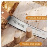 APPEARS NEW - 6 Inch Japanese Pull Saw, Hand Saw Woodworking Tools, Wood Handle, Sharp & Lightweight for Woodworking