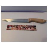 Jafoison Kitchen 7 Knife with Beech Wooden Handle
