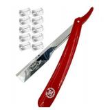 APPEARS NEW - Zeepk Professional Straight Razor Kit with 10 Blades