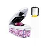 AISHUJIE Veggie Chopper â 2-in-1 Onion Chopper  Â· Vegetable Cutter â Kitchen Gadget & Kitchen Accessory (Container not included)