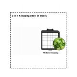 AISHUJIE Veggie Chopper â 2-in-1 Onion Chopper  Â· Vegetable Cutter â Kitchen Gadget & Kitchen Accessory (Container not included)