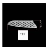 Safety Knife Cover Sleeves for 7 Santoku Knife, 4 Pack Knives Edge Guard Blade Protector Universal Knife Sheath for Kitchen, White