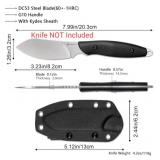 Kydex Sheath for Men and Women,Outdoor Hunting Hiking Survival Camping Knives with Sheath. Knife NOT Included.