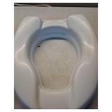 Homecraft Savanah Raised Toilet Seat, 2\" High Elevated Toilet Seat Locks Onto Standard Toilets, Portable Assistance Commode Seat with Sturdy Brackets, Medical Aid for Elderly, Disabled, Limited Mobil