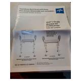 Adjustable Shower Bath Chair with Back Support