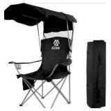 Elevon Canopy Folding Camp Chair with Sunshade - Retail: $59