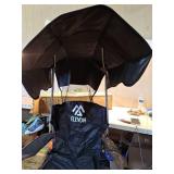 Elevon Canopy Folding Camp Chair with Sunshade - Retail: $59