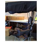 Elevon Canopy Folding Camp Chair with Sunshade - Retail: $59